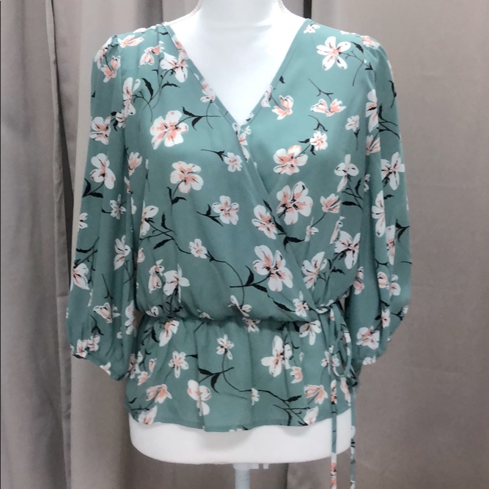 Sienna Sky Sage Blouse